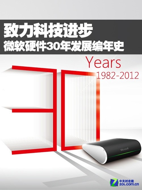 致力科技进步 微软硬件30年发展编年史 