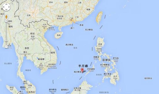 外媒：菲海军在南沙半月礁附近控制一艘中国渔船