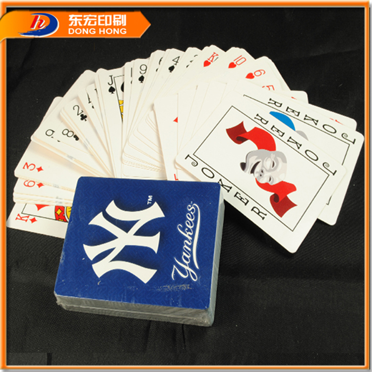 Blue Core Paper Playing Card