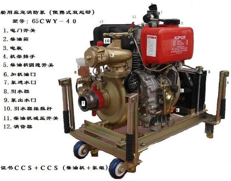 65移动式消防泵