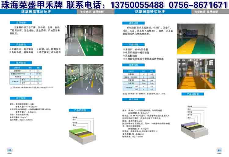 环氧树脂薄图地坪