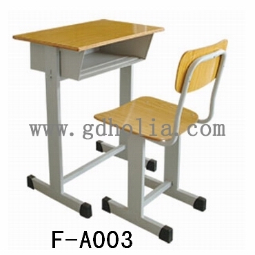 钢木课桌椅F-A003