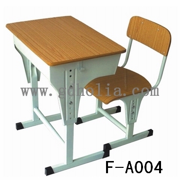 钢木课桌椅F-A004