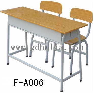 钢木课桌椅F-A006