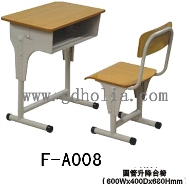 钢木课桌椅F-A008