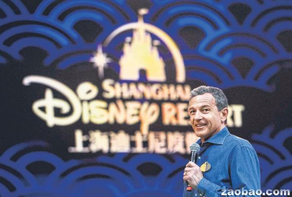 美国华特迪士尼董事长兼首席执行官艾格说，中国是迪士尼最大的市场。（法新社）