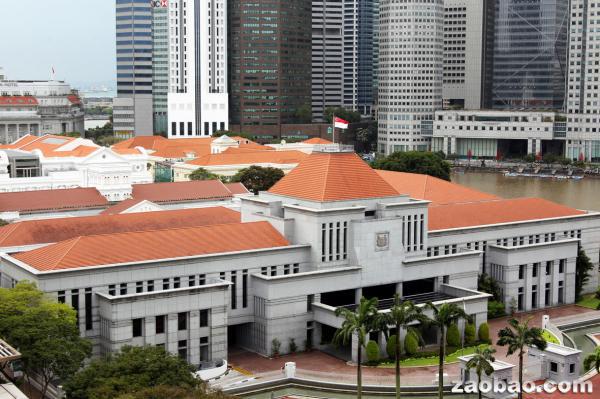 《新加坡发展之路》的主调是推进民主政治。作者指出，行动党很好地做到了在国会保留优 势政治地位的同时推 进民主。（蔡婉婷摄）
