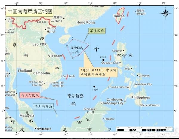 中国专家谈南海军演：与有些国家耀武扬威不一样