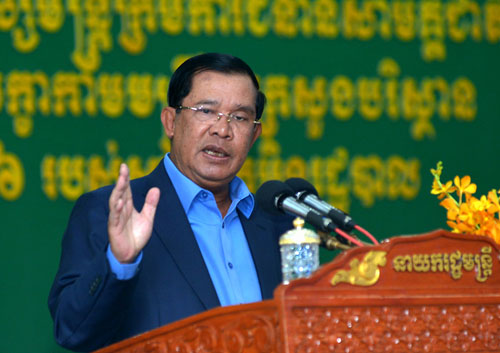 资料图片：柬埔寨首相洪森。 新华社发（索万纳拉摄）