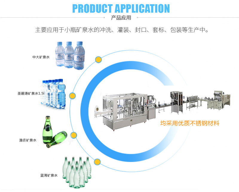 200ml玻璃瓶灌装生产线