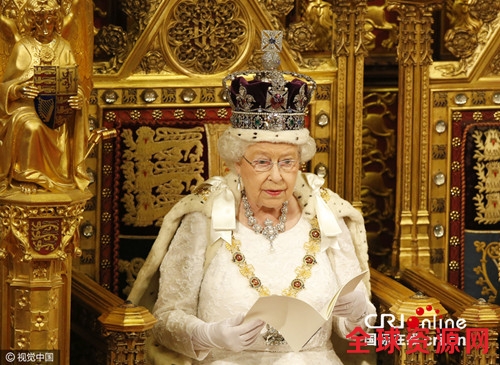 英国女王伊丽莎白二世。图片来源：视觉中国