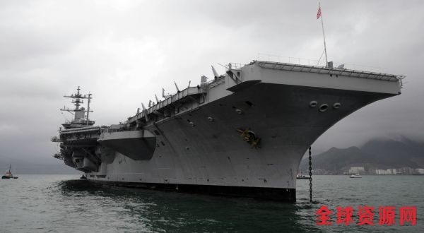 资料图片：美国航母“卡尔·文森”号新华社记者陈晓伟摄