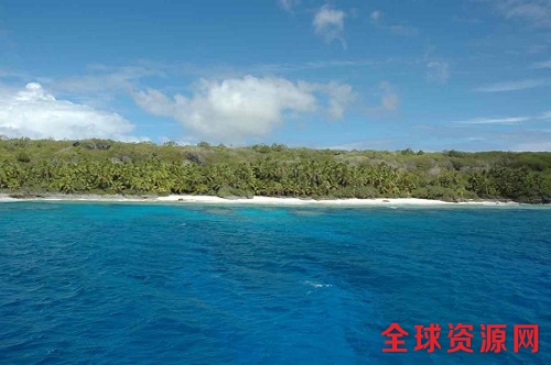 资料图：风景如画的亨德森岛。 图片来源：联合国教科文组织。