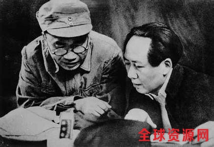 抗战时期的毛泽东与朱德
