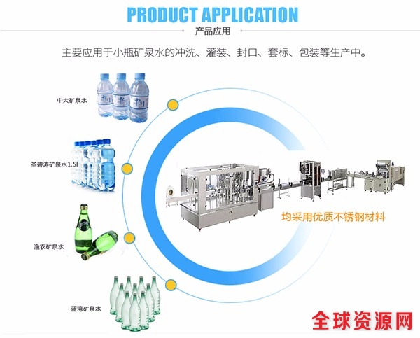 小瓶矿泉水灌装线