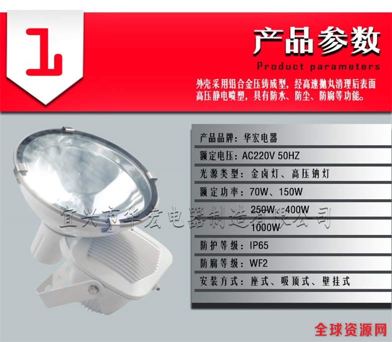 HGT930防震投光灯图片 HGT930防震投光灯图片