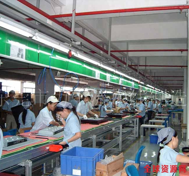  倍速链装配线(总装车间实景)