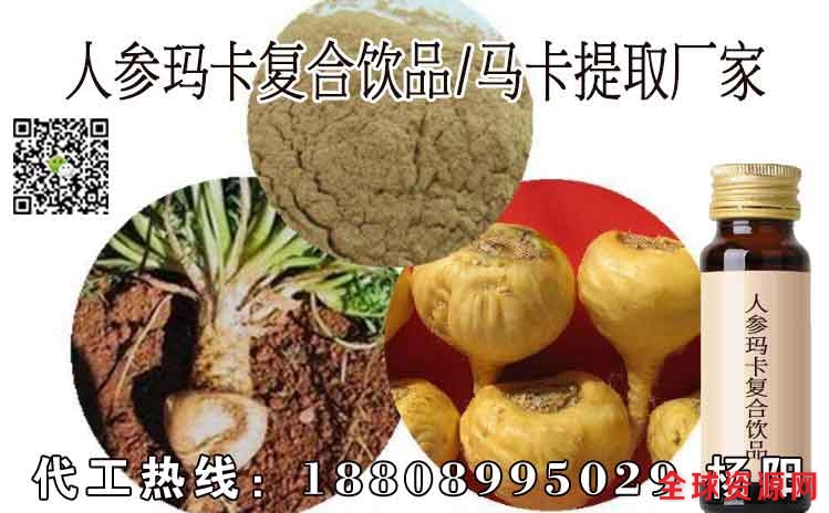 人参玛咖复合饮品oem代工研发厂家