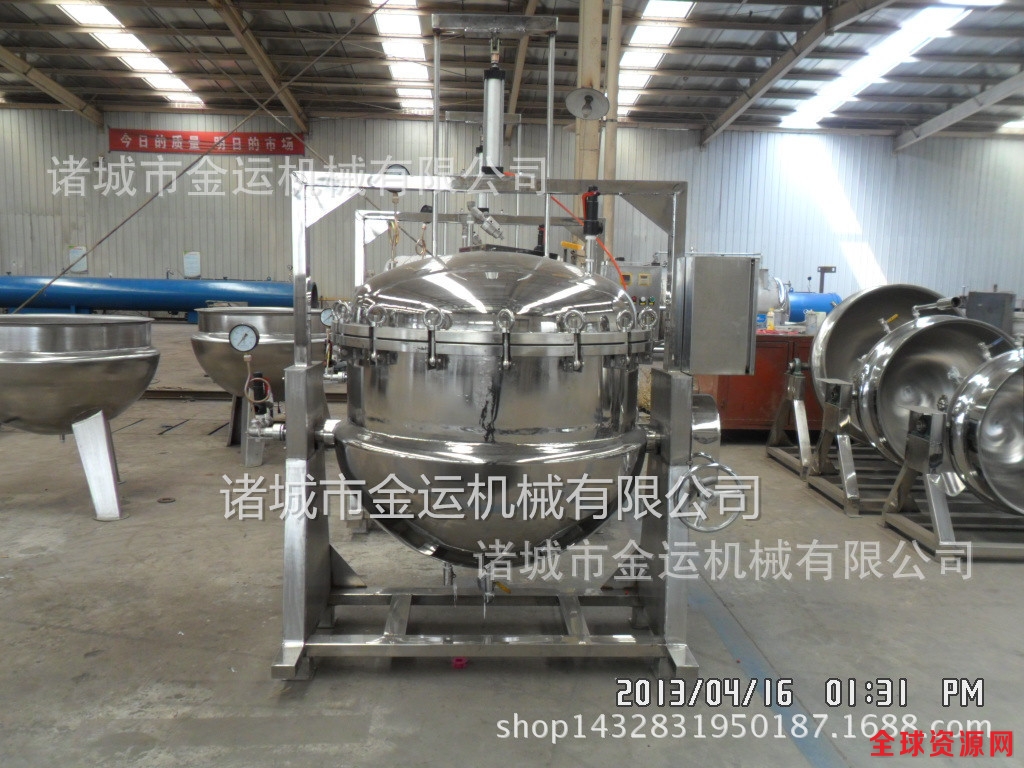 可倾式压力夹层锅