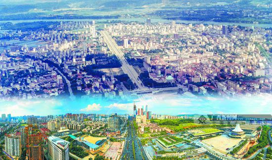 高清组图：俯瞰南宁城市建设的巨变