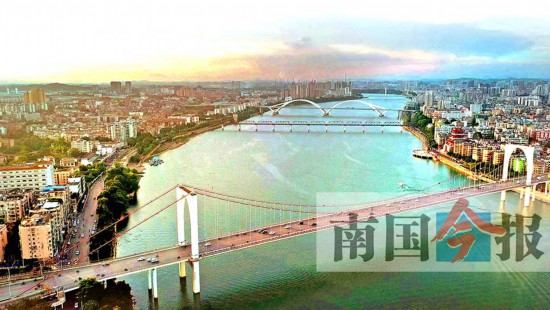 柳州已建成19座跨江大桥 成为