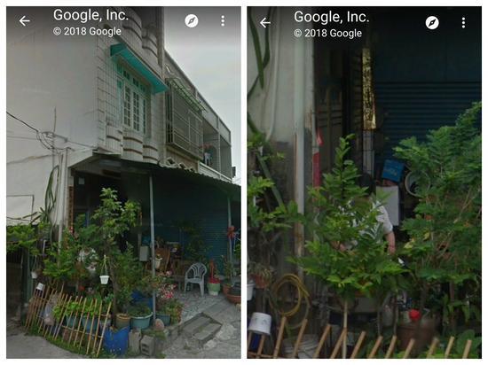 台湾女子在谷歌地图上看到已去世的母亲坐在自家院子里。（图源：台媒）