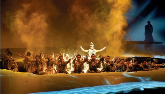 高清:大型邕剧《顶蛳山人》在南宁市邕州剧场试演