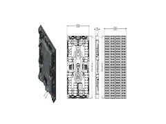 LED剧院背光屏,LED格栅屏,LED 格栅显示屏光祥租赁屏图2