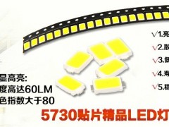 超高亮5730LED灯珠显指50-65LM色温2600-7500K任选图1