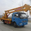 18米路灯维修车_东风多利卡底盘_路灯安装维修作业