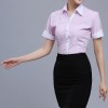 广州工厂新款女装衬衣韩版蕾丝拼接雪纺衫带领长袖修身衬衫实拍
