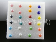 耳钉批发陶瓷耳钉批发满包邮图1