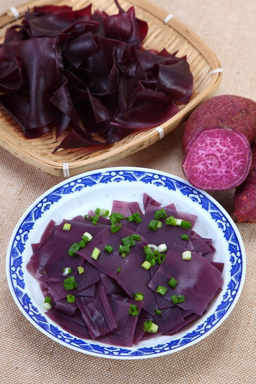 供应纯属天然正宗紫薯粉丝及紫薯系列食品