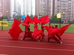 武旗表演  上海武术表演  上海功夫扇表演 上海太极表演图1