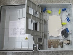 供应16芯室外光纤分纤箱丨ABS塑料光分路器箱图3