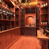 木榫结构实木定制酒架 私家储藏红酒架