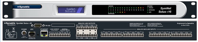 Symetrix 思美处理器Solus-16 数字矩阵处理器