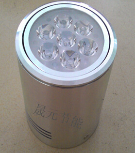 车铝明装筒灯外壳，COB车铝明装筒灯，12W调角度明装筒灯