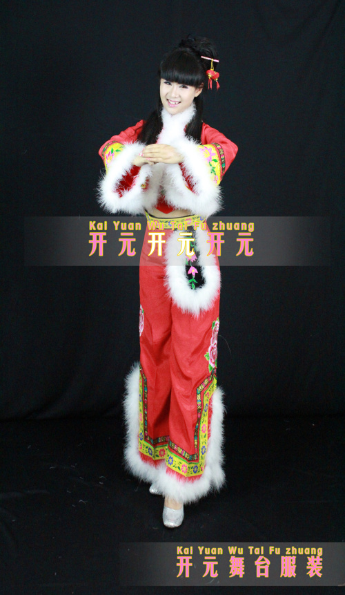 郑州专业出租秧歌舞服装，广场舞服装-开元舞台服装