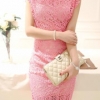 【米兰多格】2014夏季新款蕾丝修身连衣裙