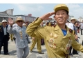 朝鲜老兵出席纪念朝鲜战争停战61周年活动