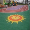 塑胶网球场|幼儿园塑胶场地面
