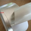 耐热温铝箔布 包管玻纤布防火胶带