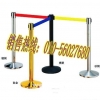 北京卖不锈钢伸缩隔离带，海淀区卖软隔离带，印字礼宾杆