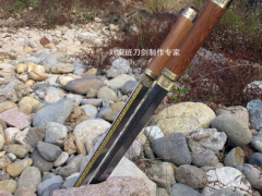 一体剑龙泉宝剑秦剑汉剑镇宅宝剑高锰钢车载短剑小剑唐剑未开刃图2