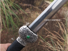 龙泉宝剑八面汉剑一体剑秦剑短剑镇宅锰钢唐剑未开刃图3