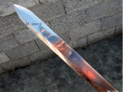 龙泉宝剑锰钢一体刀剑 防身影视手工 镇宅特价未开刃图3