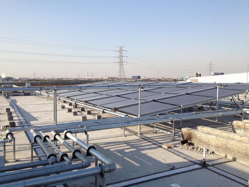 办公楼宿舍安装太阳能热水工程系统