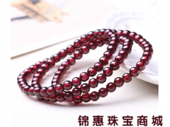 供应石榴石手链,锦惠珠宝商城,厂家直销图1