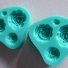 硅胶蛋糕模 3D玫瑰花翻糖模 烘焙蛋糕工具 手工皂模具